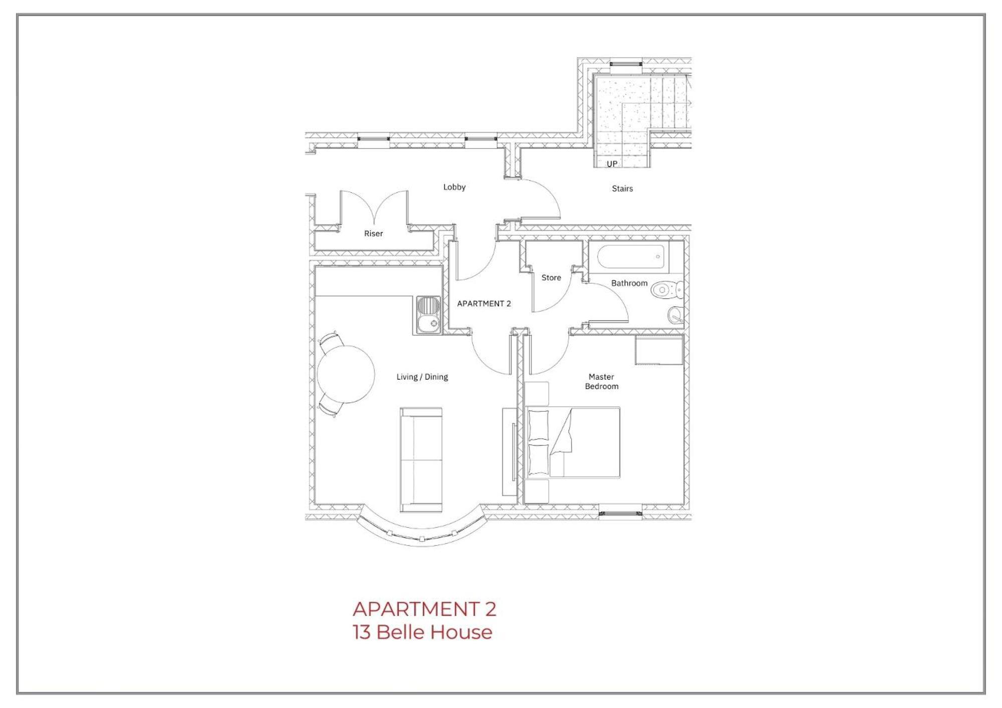 Finest Retreats - 13 Belle House - 2 Apartment